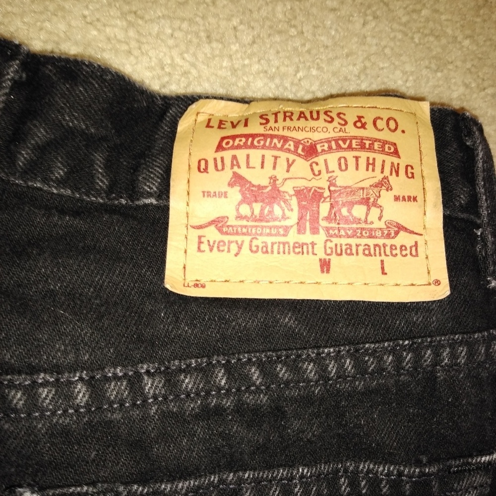 thrifted Levi's Jean shorts